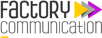 logotipo FACTORY COMMUNICATION