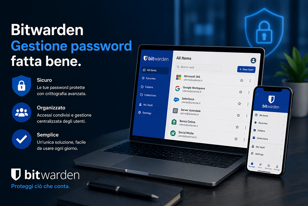 Bitwarden gestione password aziendali